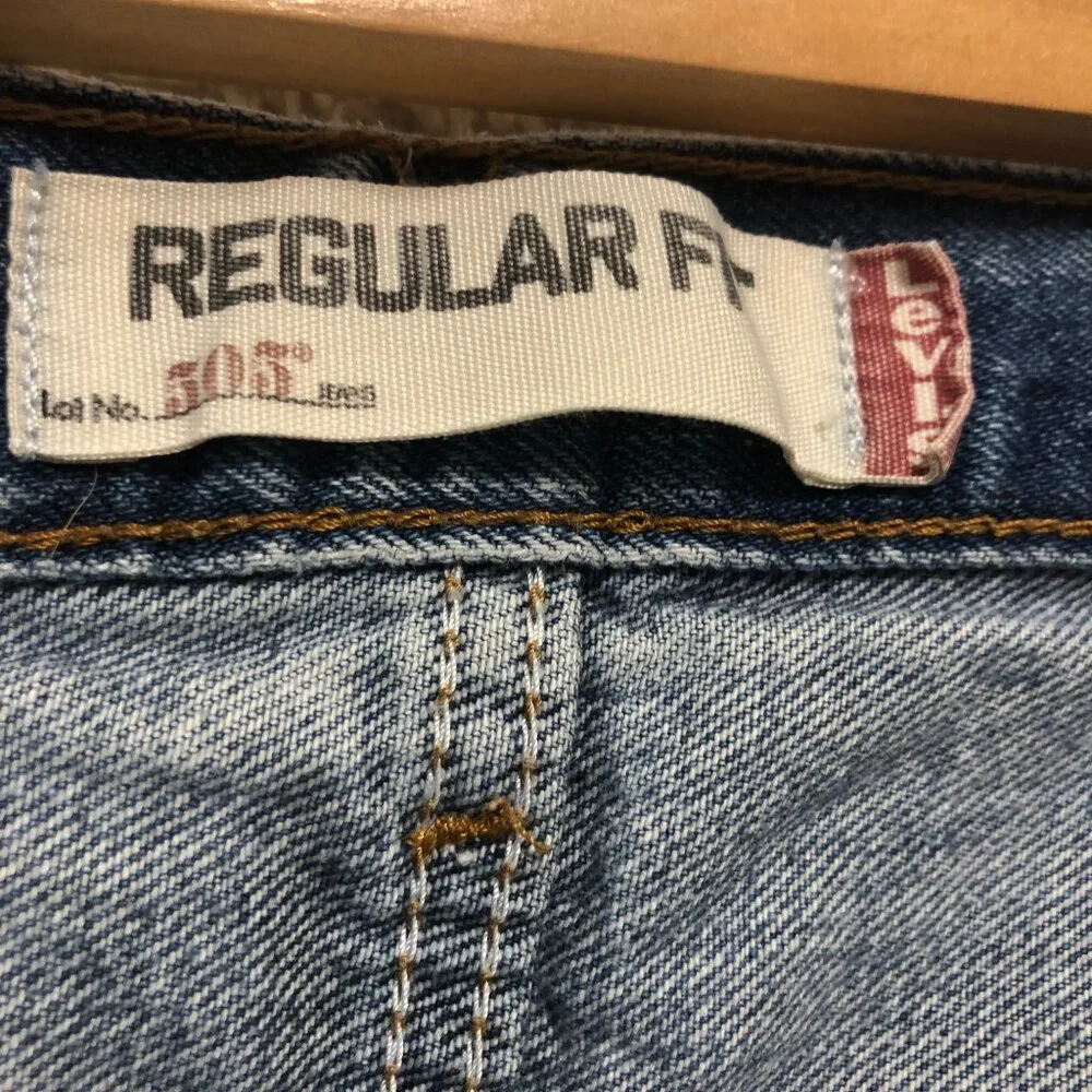 Levi's 503 Men's‎ Regular Fit Blue Jeans Size 38W 30L